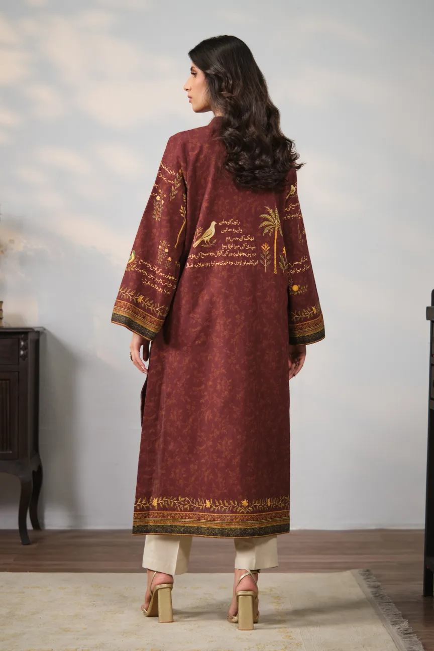 Anjuman (Beautiful Gathering) - Red Kurta - Image 4