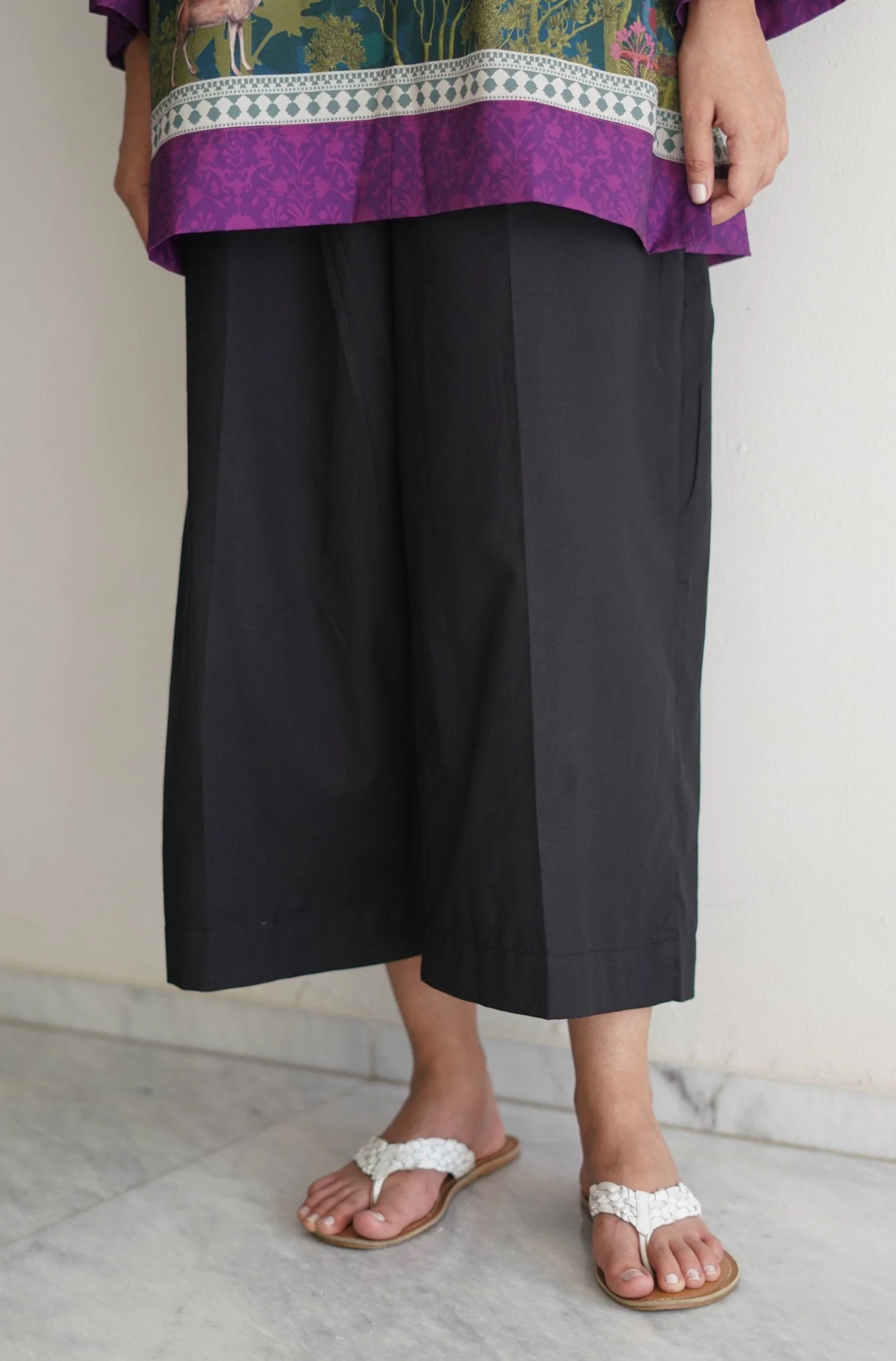 Culotte Pants - Black - Image 3