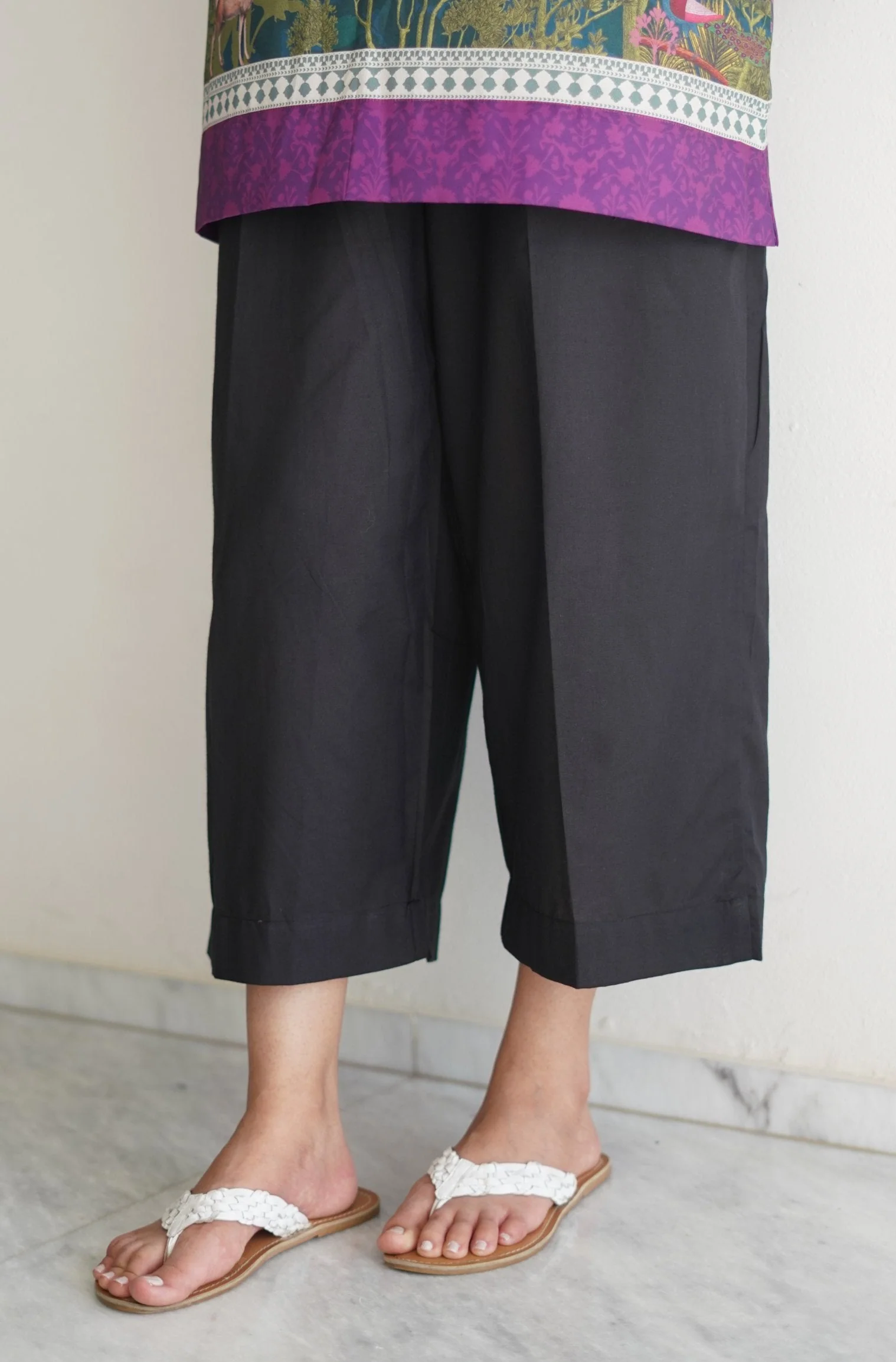 Culotte Pants - Black - Image 4