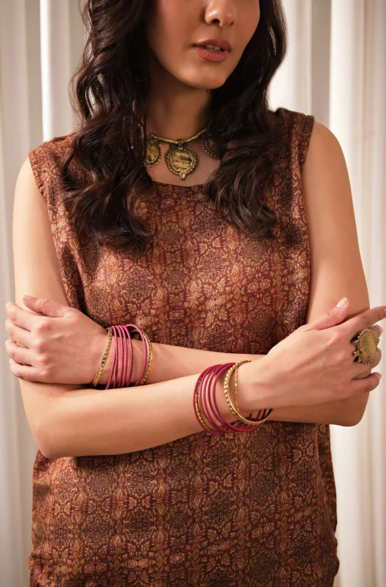 Dasht (Desert) - Maroon Inner Set - Image 3