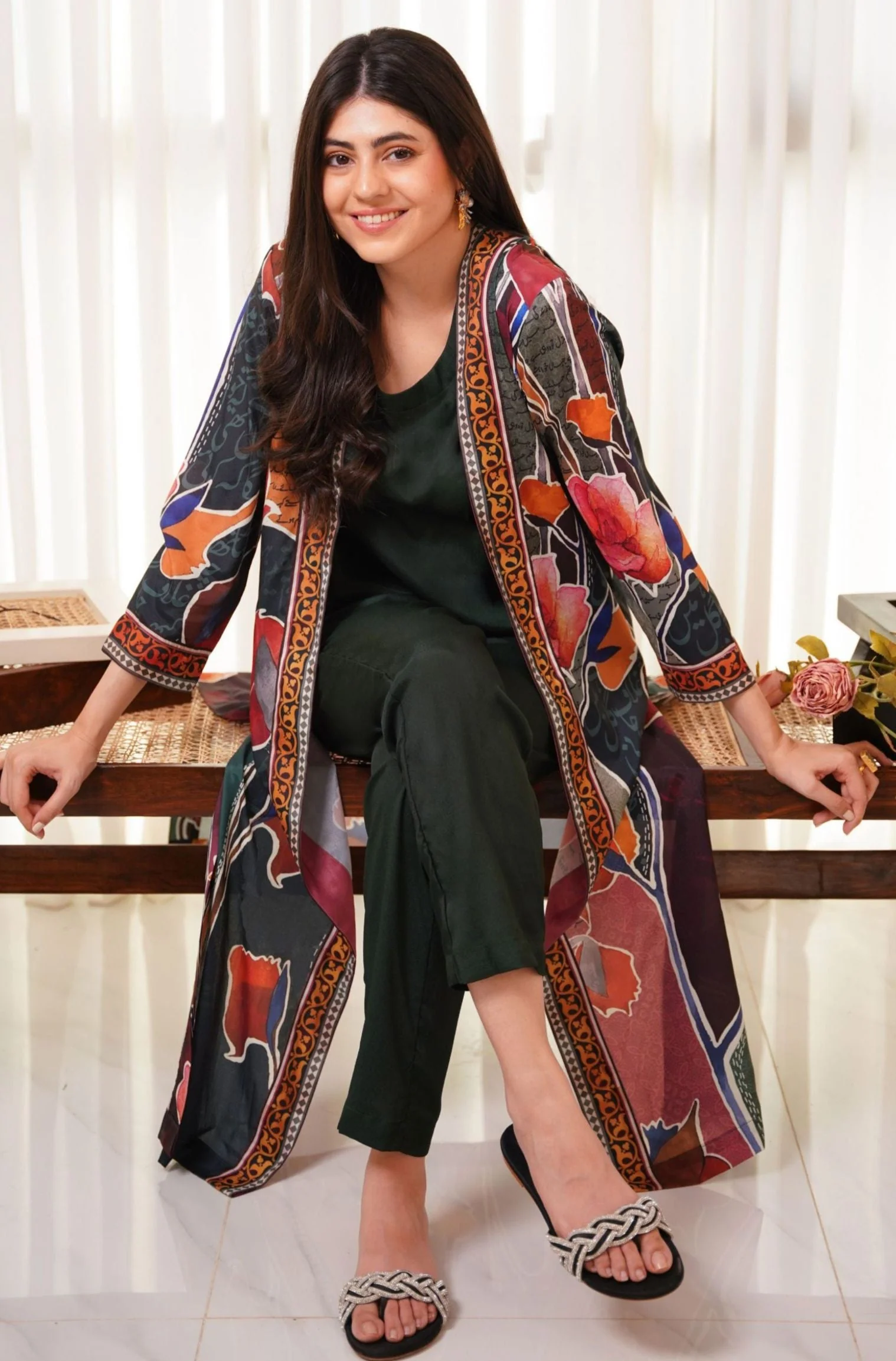 Dhanak Shrug - Shades Of Green - Image 4