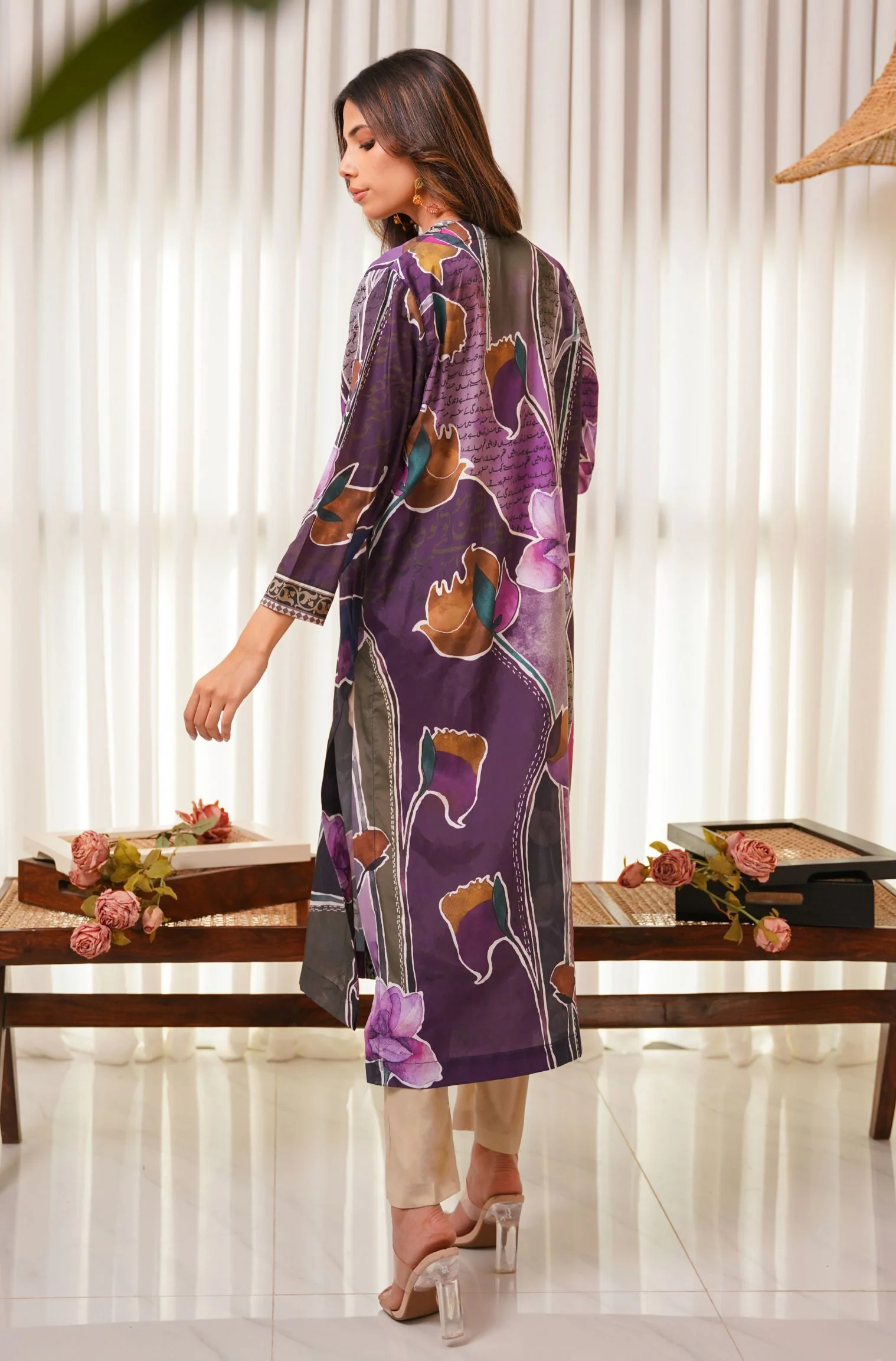 Dhanak Shrug - Shades Of Purple - Image 3