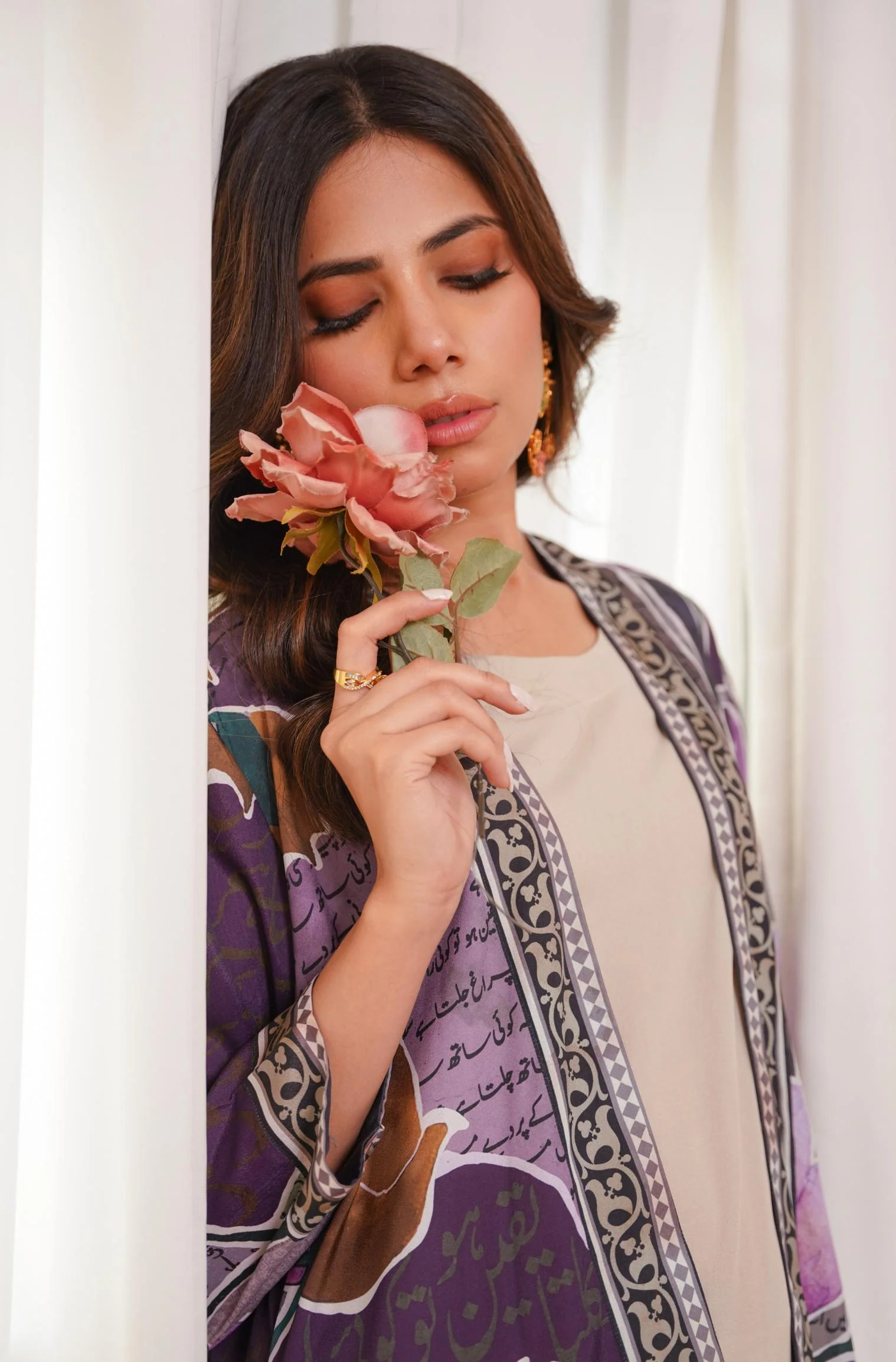 Dhanak Shrug - Shades Of Purple - Image 5