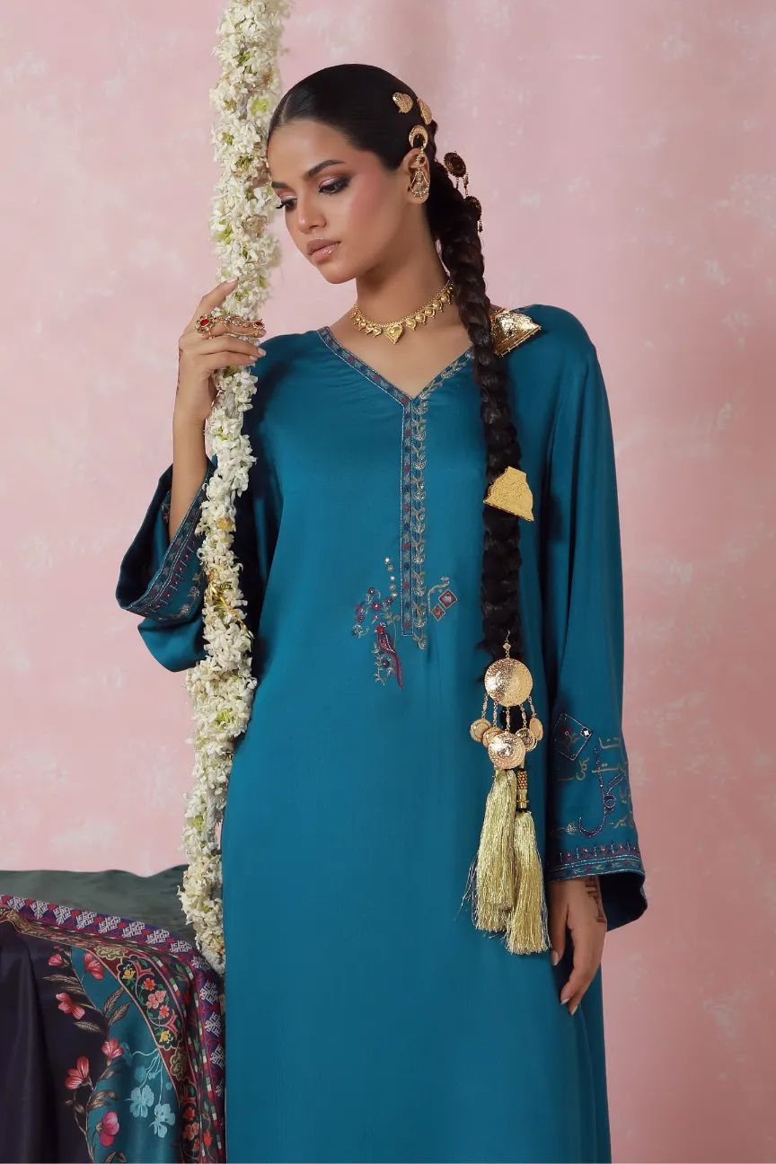 Feroza (Royal Turquoise) Co-Ord Set - Image 4