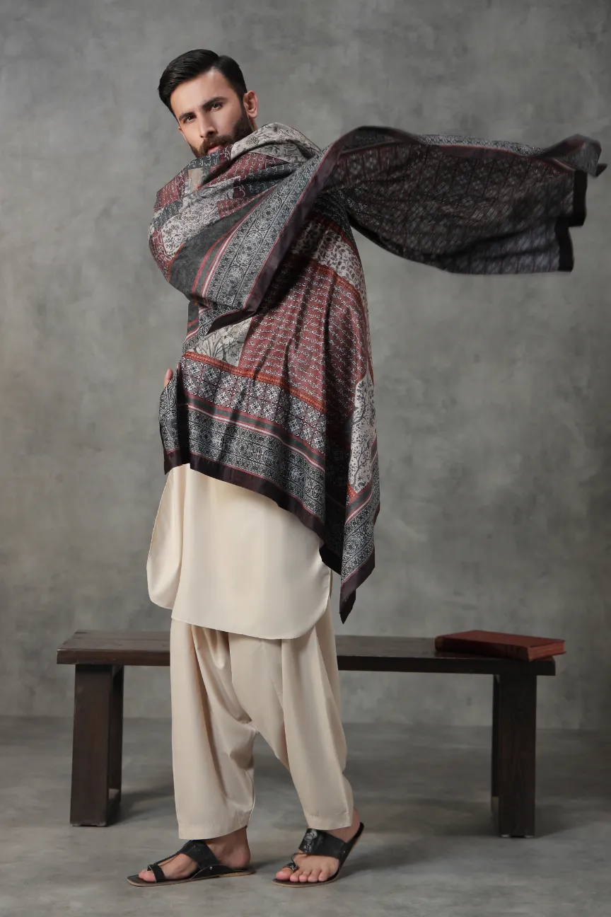 Guzarish (Request) Velvet Shawl - Image 9
