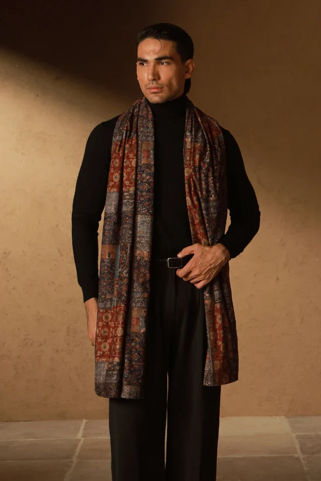 Izhaar (Confession) Velvet Stole - Image 7