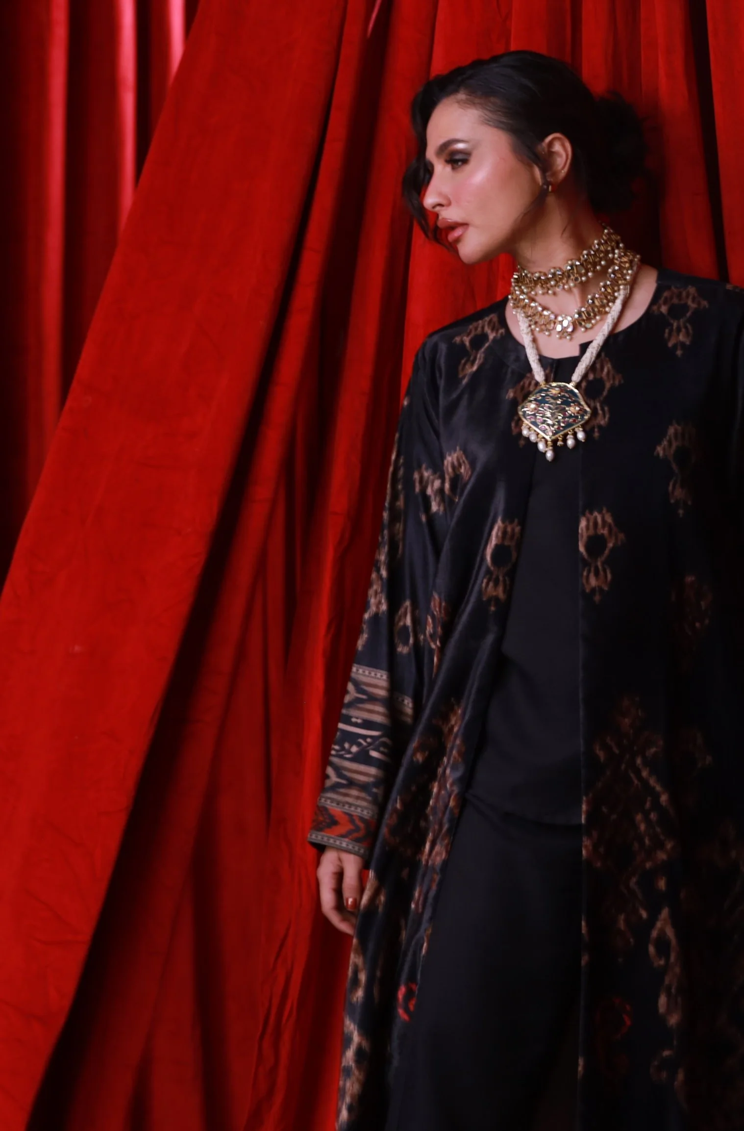 Jacquard Inner Set - Black - Image 3