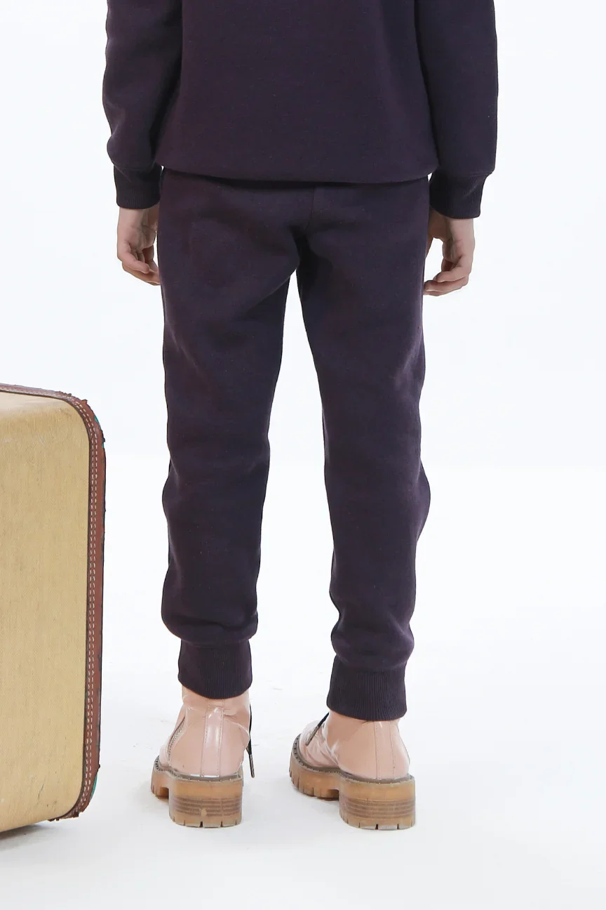 Jogger Pants (Kids) - Deep Purple - Image 4