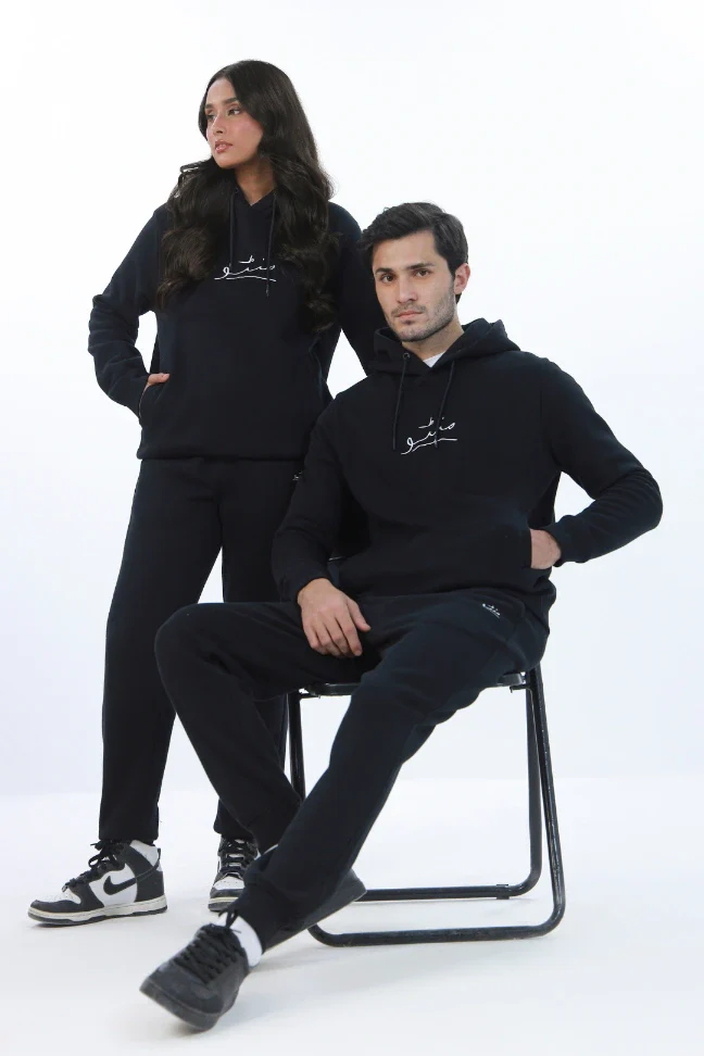 Pullover Hoodie - Raven Black - Image 7