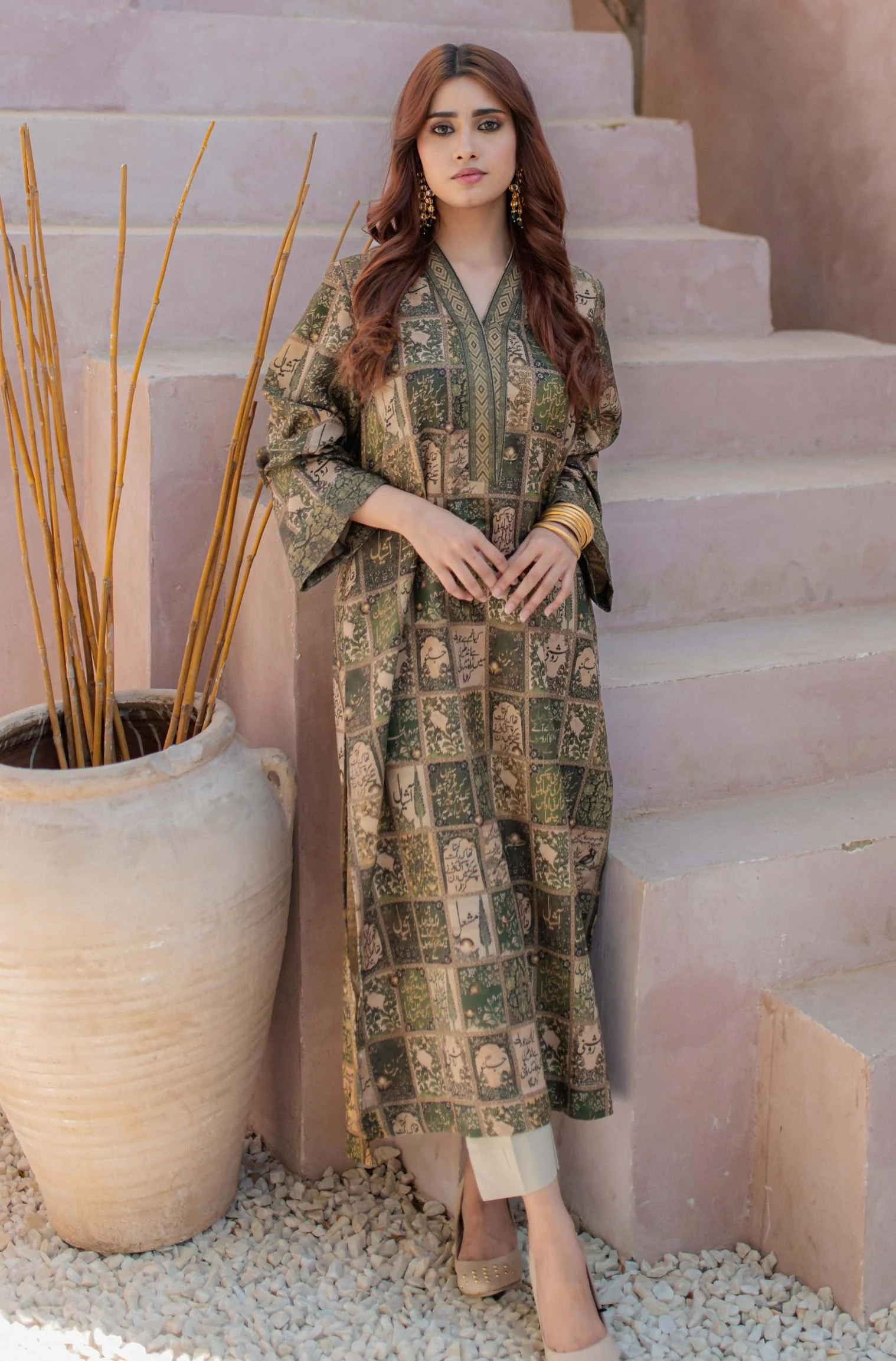Jugnu (Firefly) Kurta - Royal Green