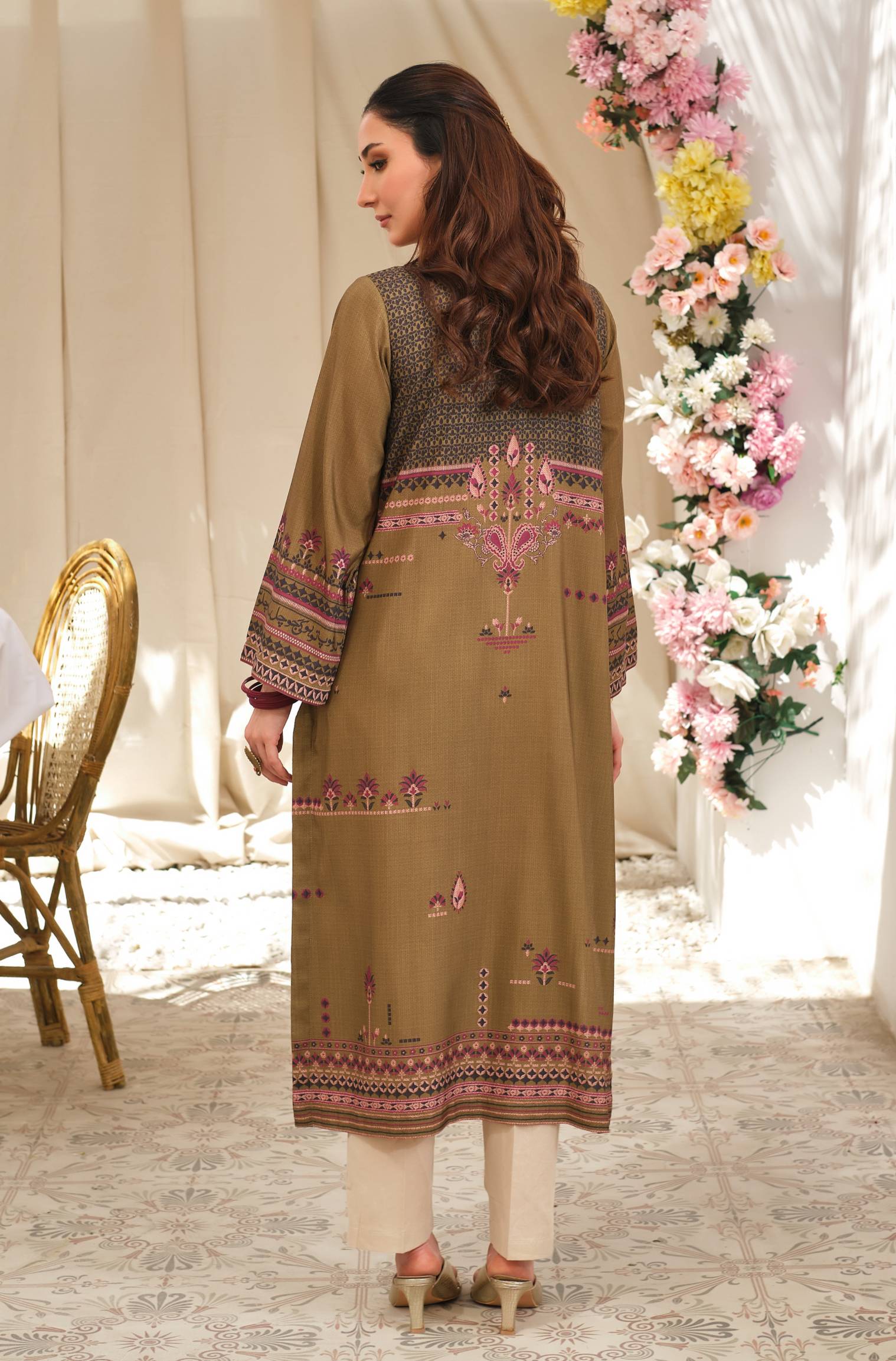 Justuju (Quest) - Green Kurta - Image 4