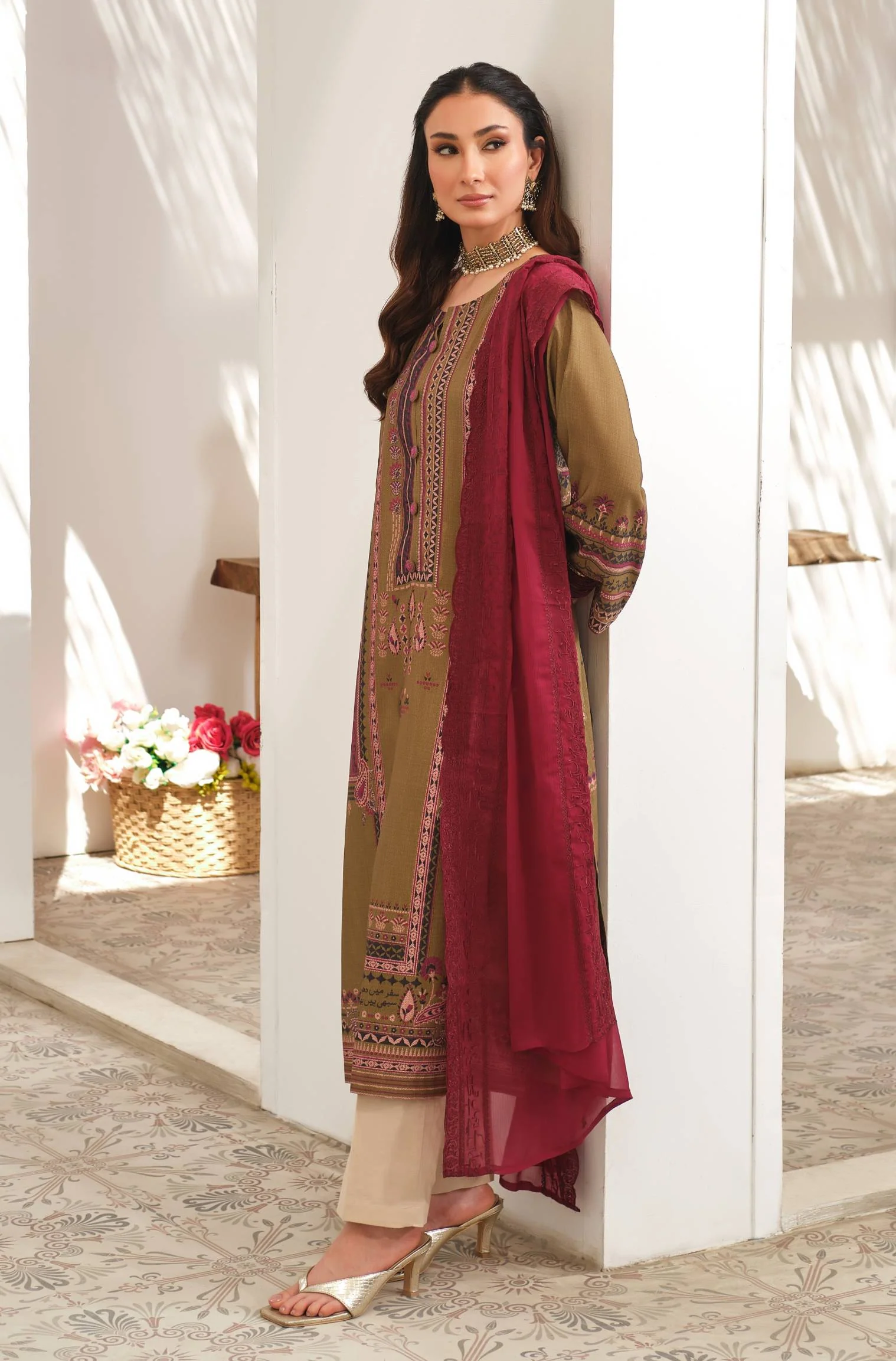 Justuju (Quest) - Green Kurta - Image 6