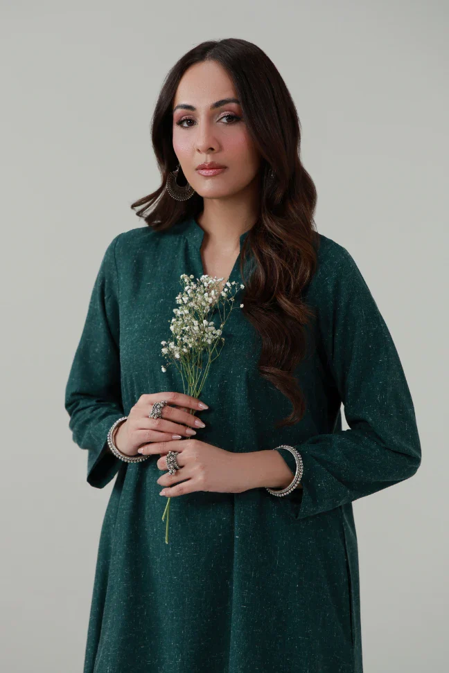 Kalidaar Co-Ord Set - Emerald Green - Image 5