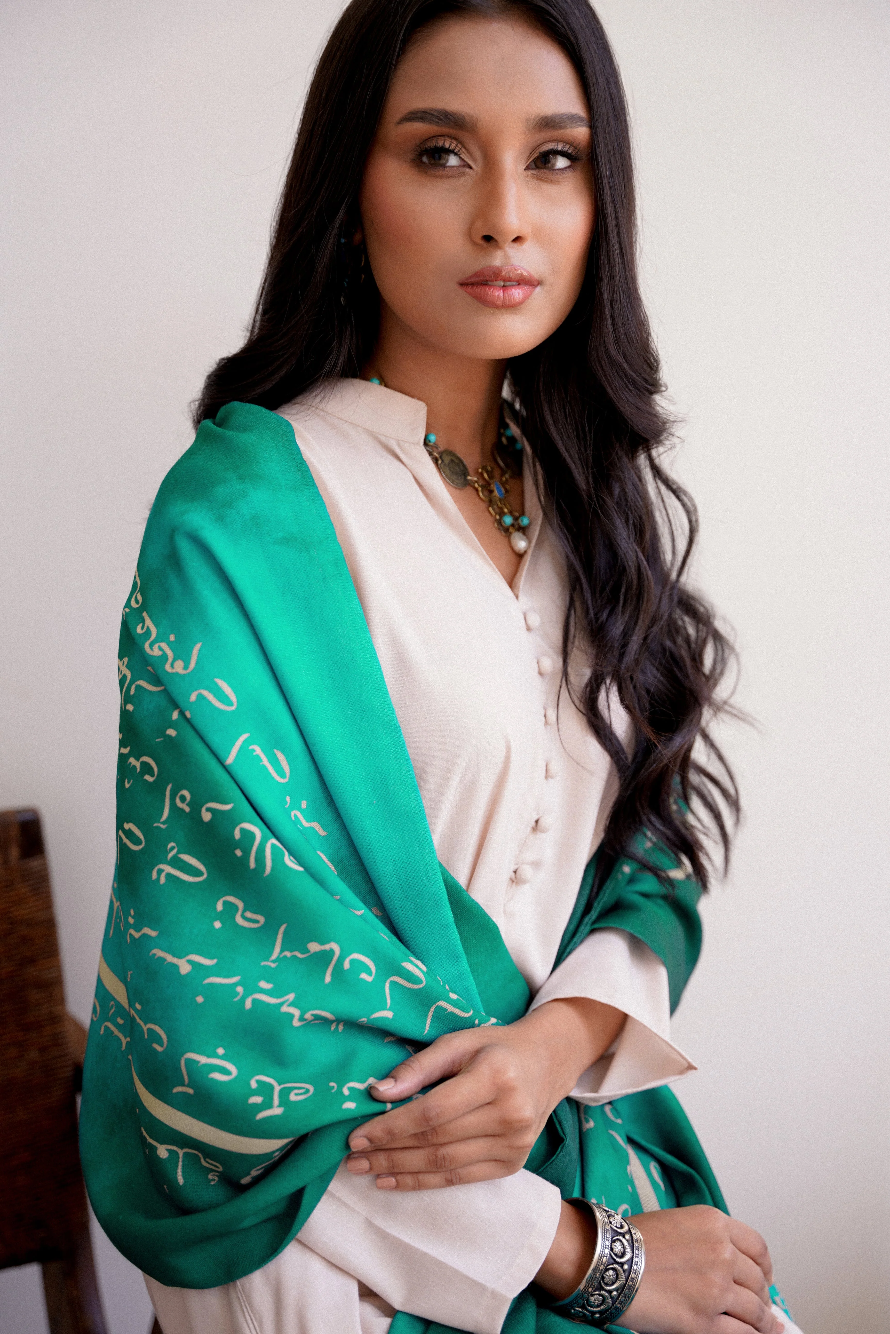 Karvaan (Explorers) - Teal Blue Stole - Image 3