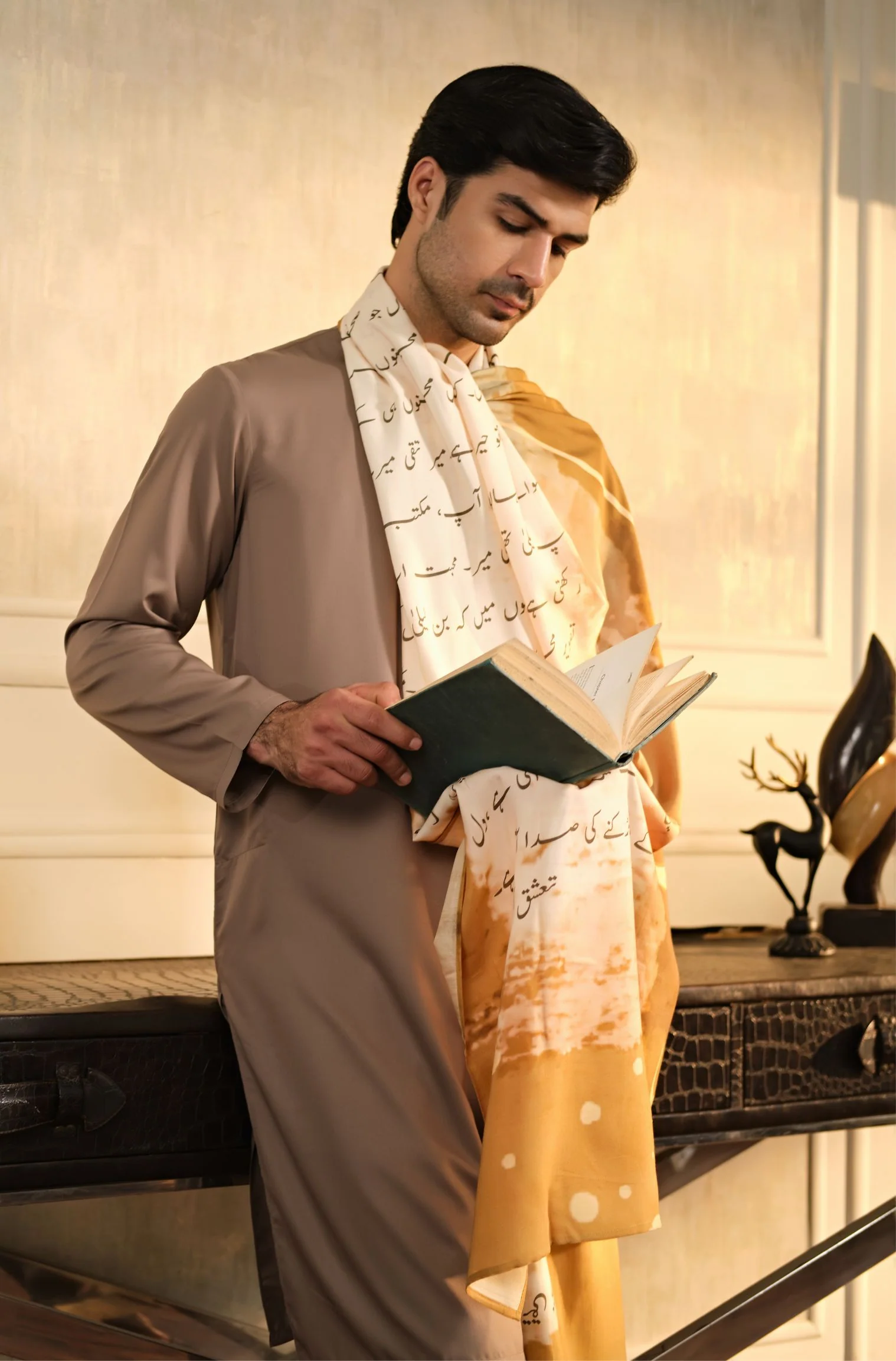 Khat (Love Letter) - Beige Odhni - Image 6