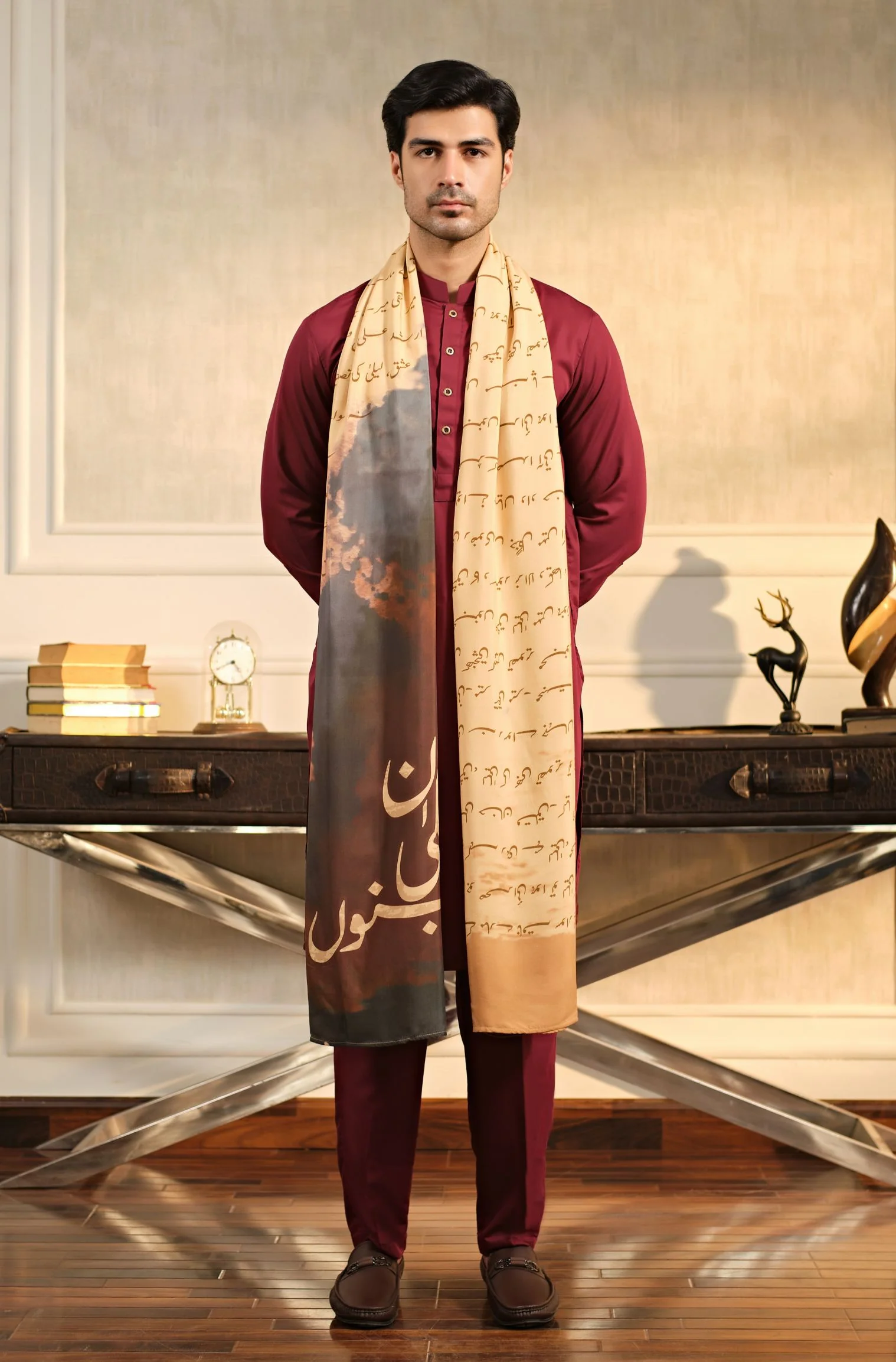 Khat (Love Letter) - Maroon Odhni - Image 2