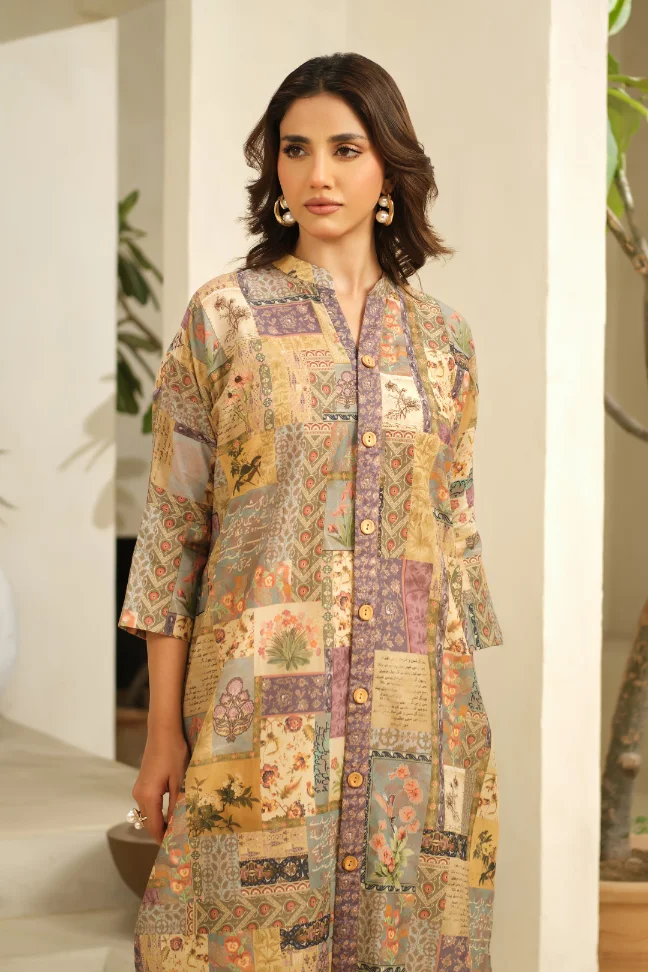 Mehak (Floral Scent) Long Shirt - Image 4