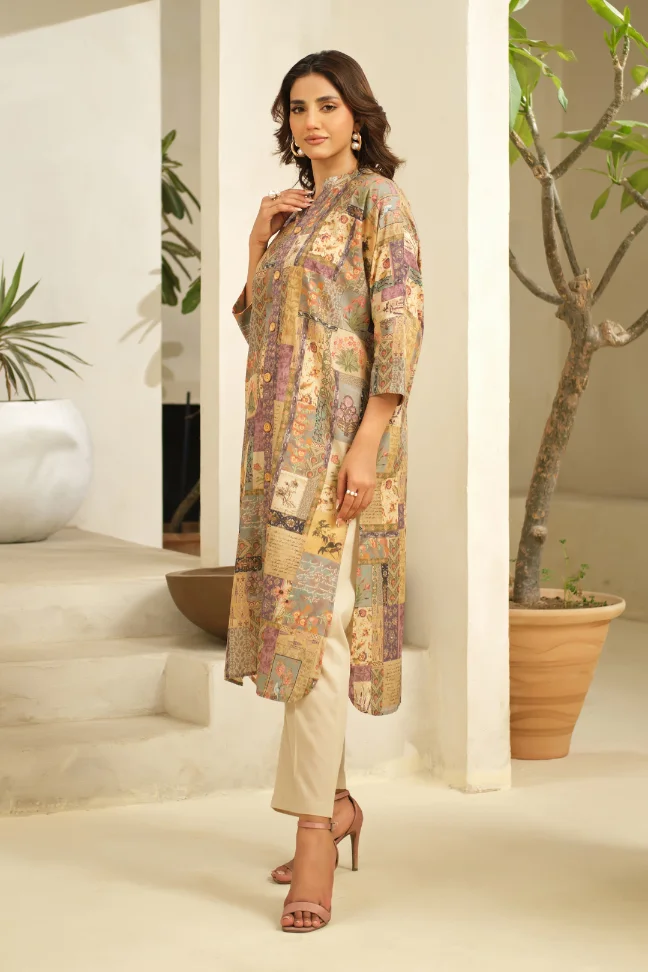 Mehak (Floral Scent) Long Shirt - Image 6