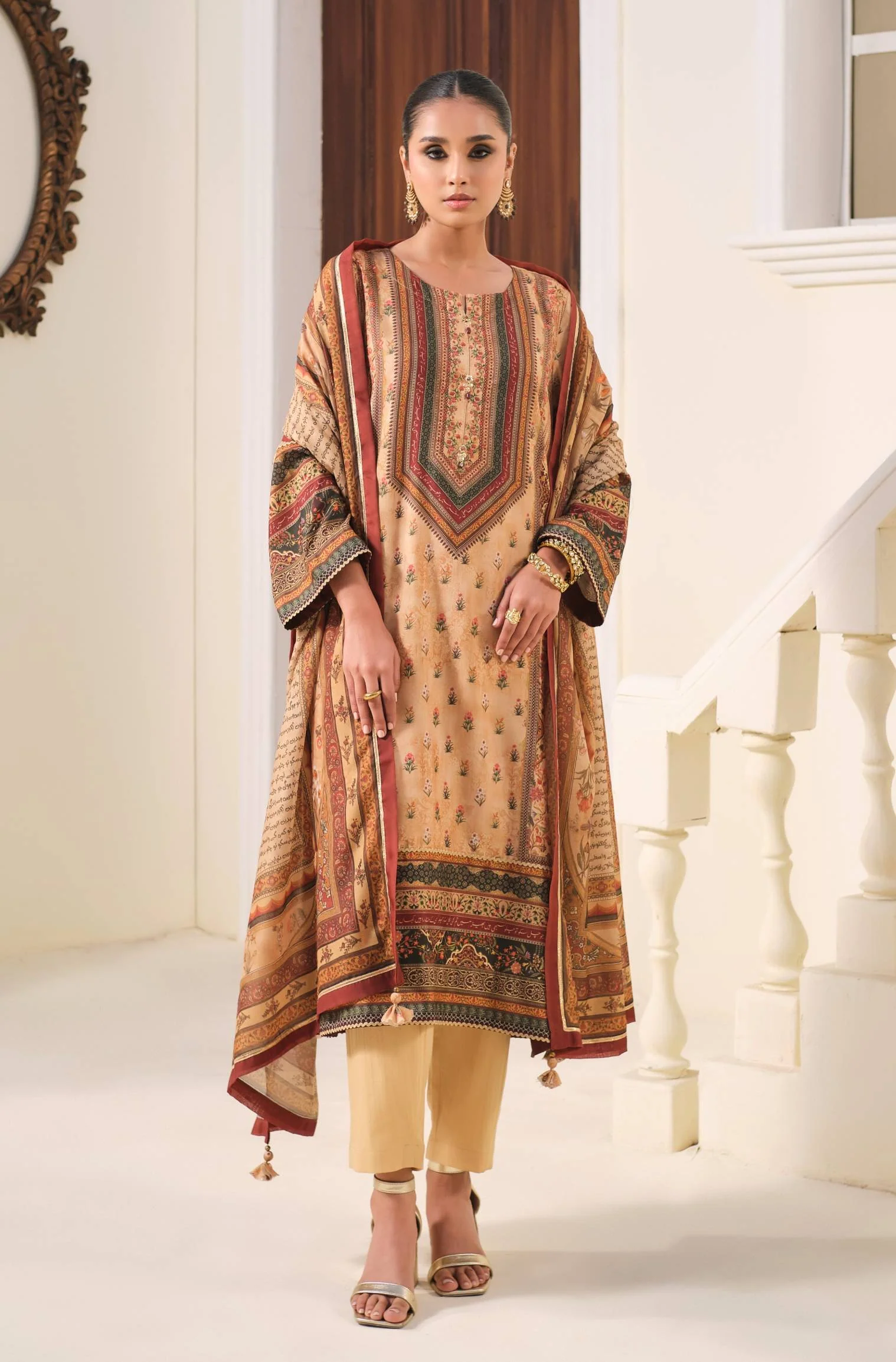 Noor (Light of Grace) - Shades of Gold Kurta - Image 6