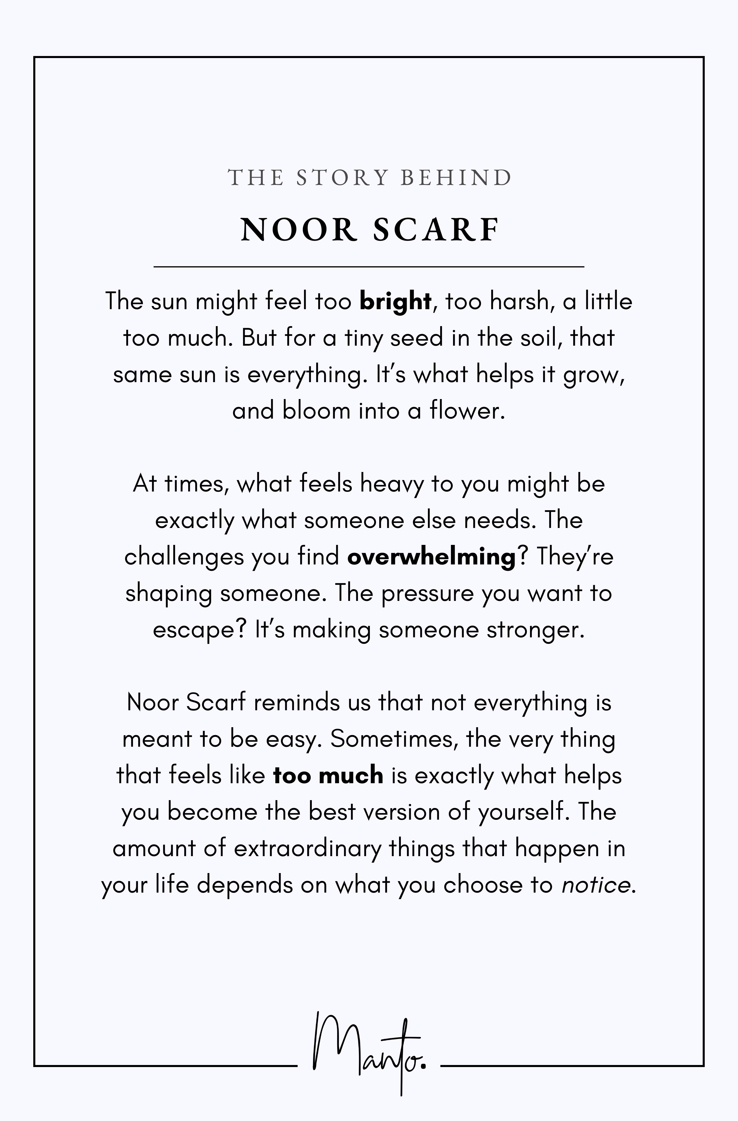 Noor (Light of Grace) Scarf - Image 7