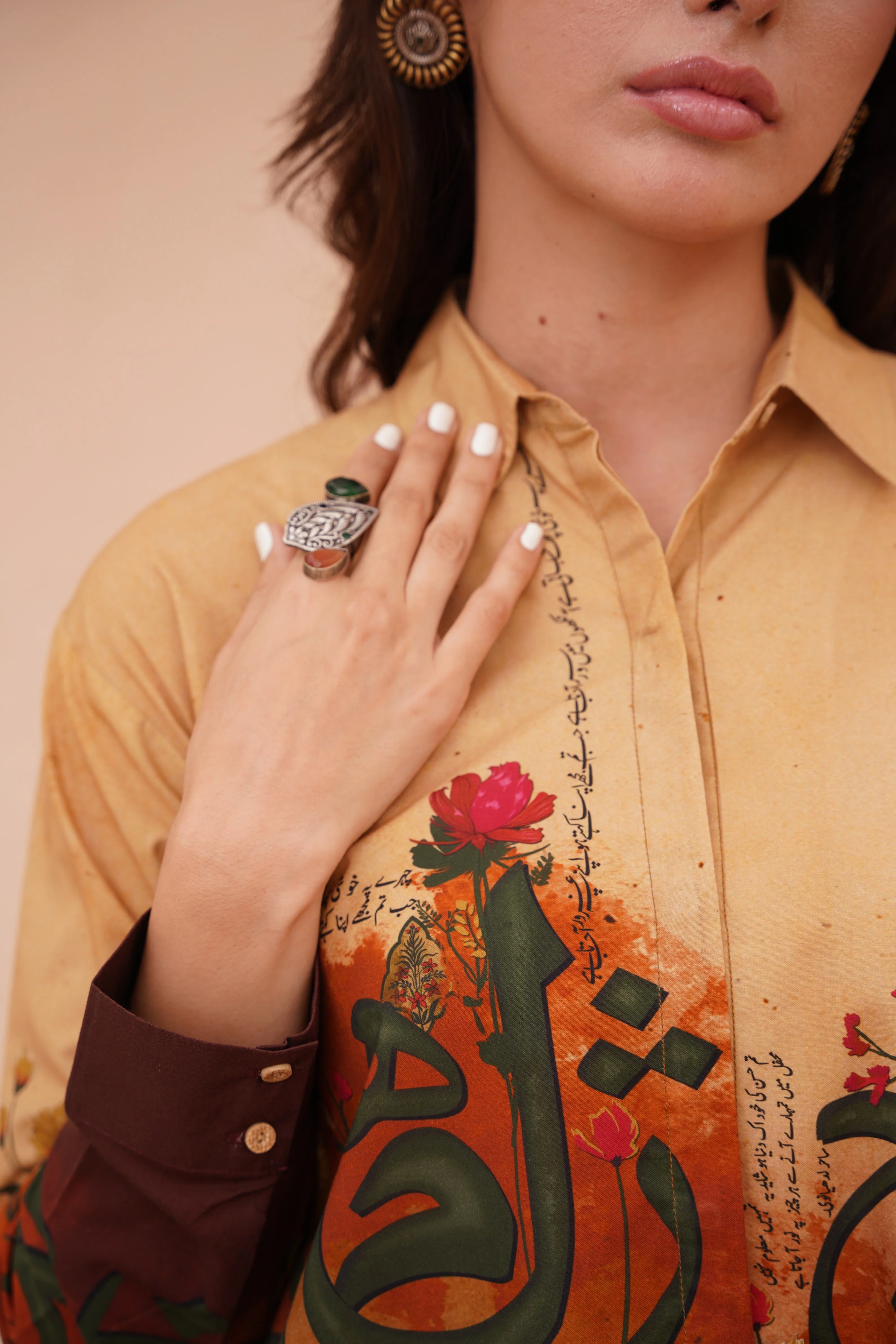 Noor (Light Of Grace) - Shades of Sunset Shirt - Image 4