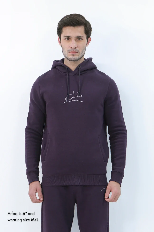 Pullover Hoodie - Deep Purple - Image 2