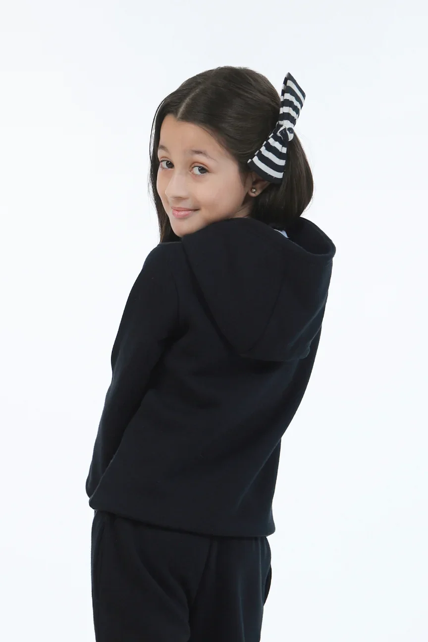 Pullover Hoodie (Kids) - Raven Black - Image 7