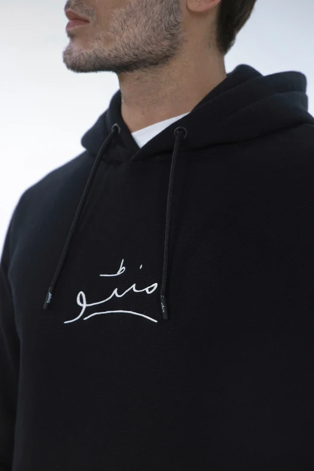 Pullover Hoodie - Raven Black - Image 4