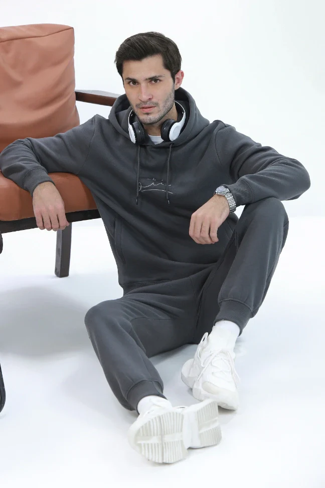 Pullover Hoodie - Titanium Grey - Image 8