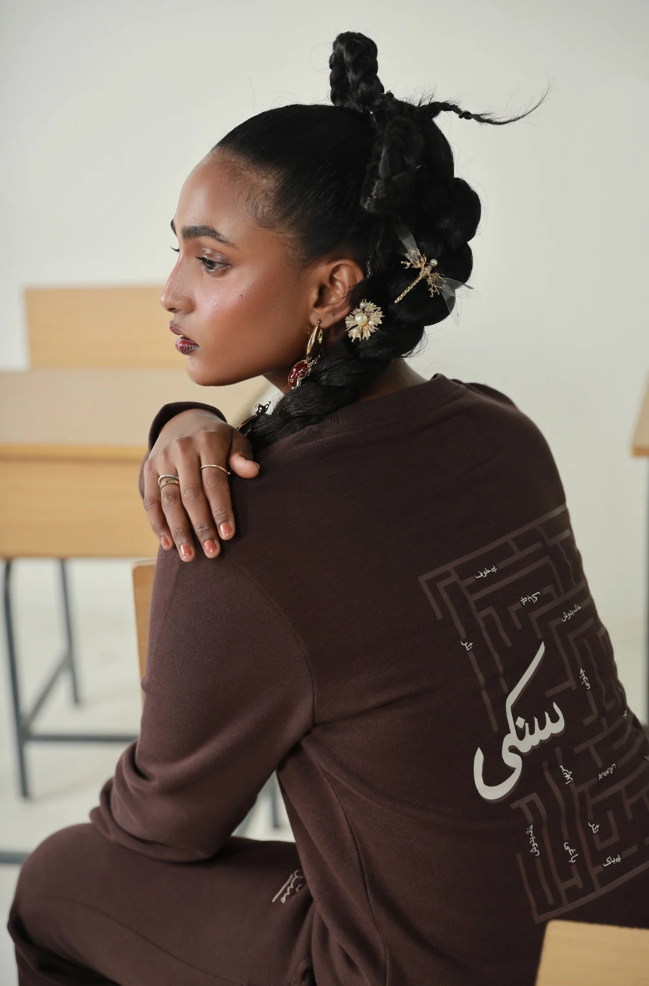Sanki Sweatshirt - Coffee Bean - Image 5