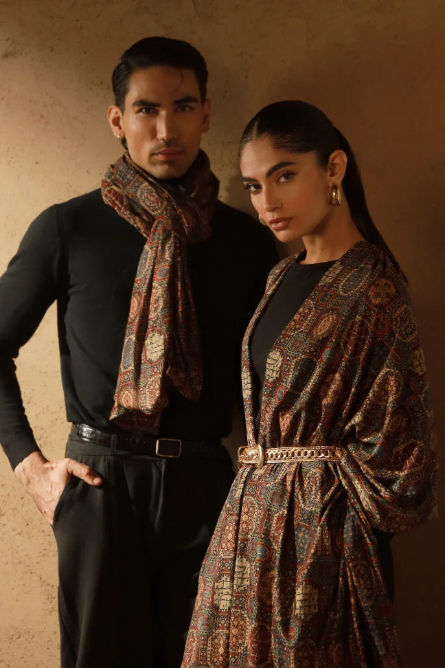 Sarfarosh (Fearlessly Devoted) Velvet Stole - Image 4