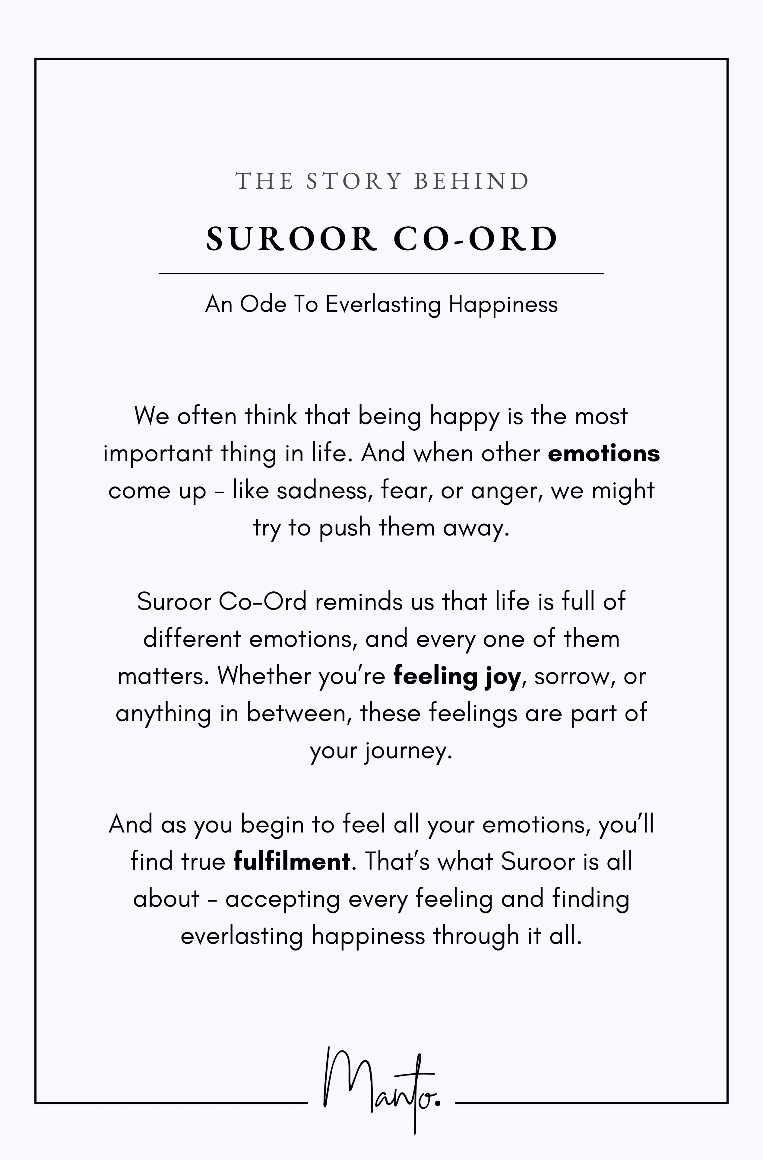 Suroor (Happy Heart) - Black & Beige Co-ord Set - Image 6