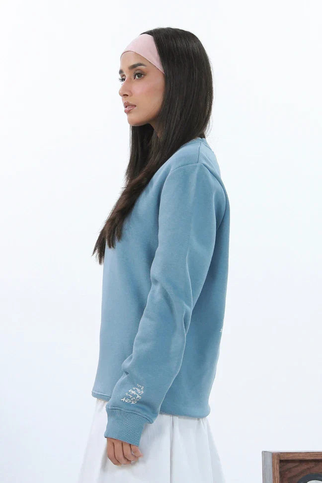 Talaash Sweatshirt - Mist Blue - Image 4