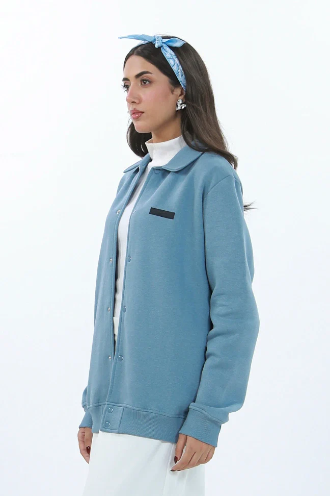 Varsity Jacket - Mist Blue - Image 4