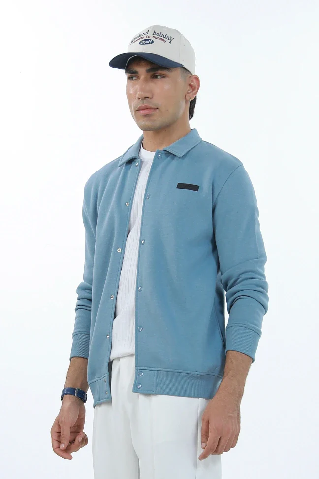 Varsity Jacket - Mist Blue - Image 5