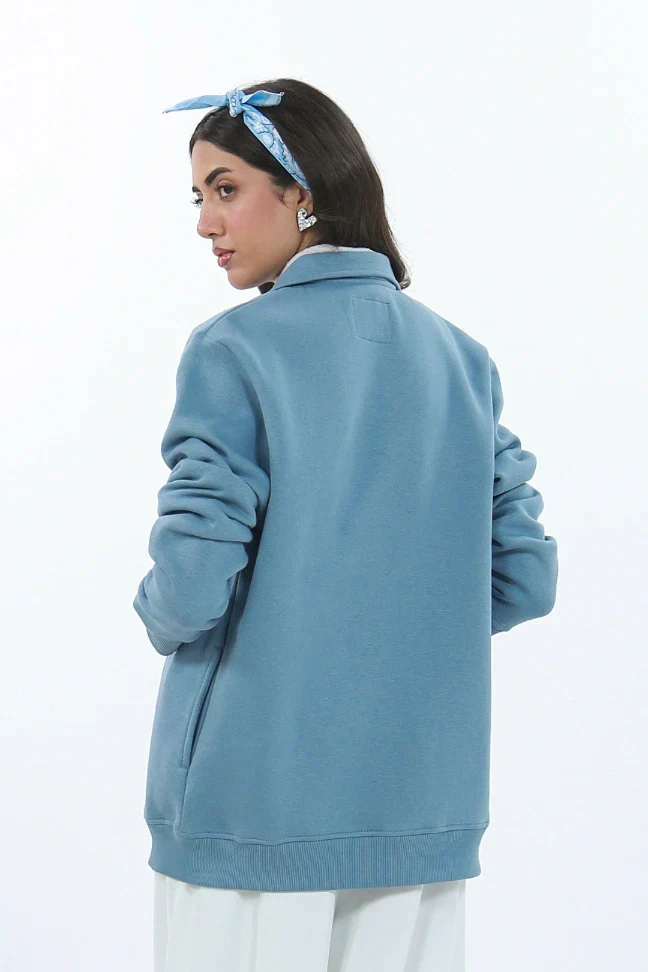 Varsity Jacket - Mist Blue - Image 6