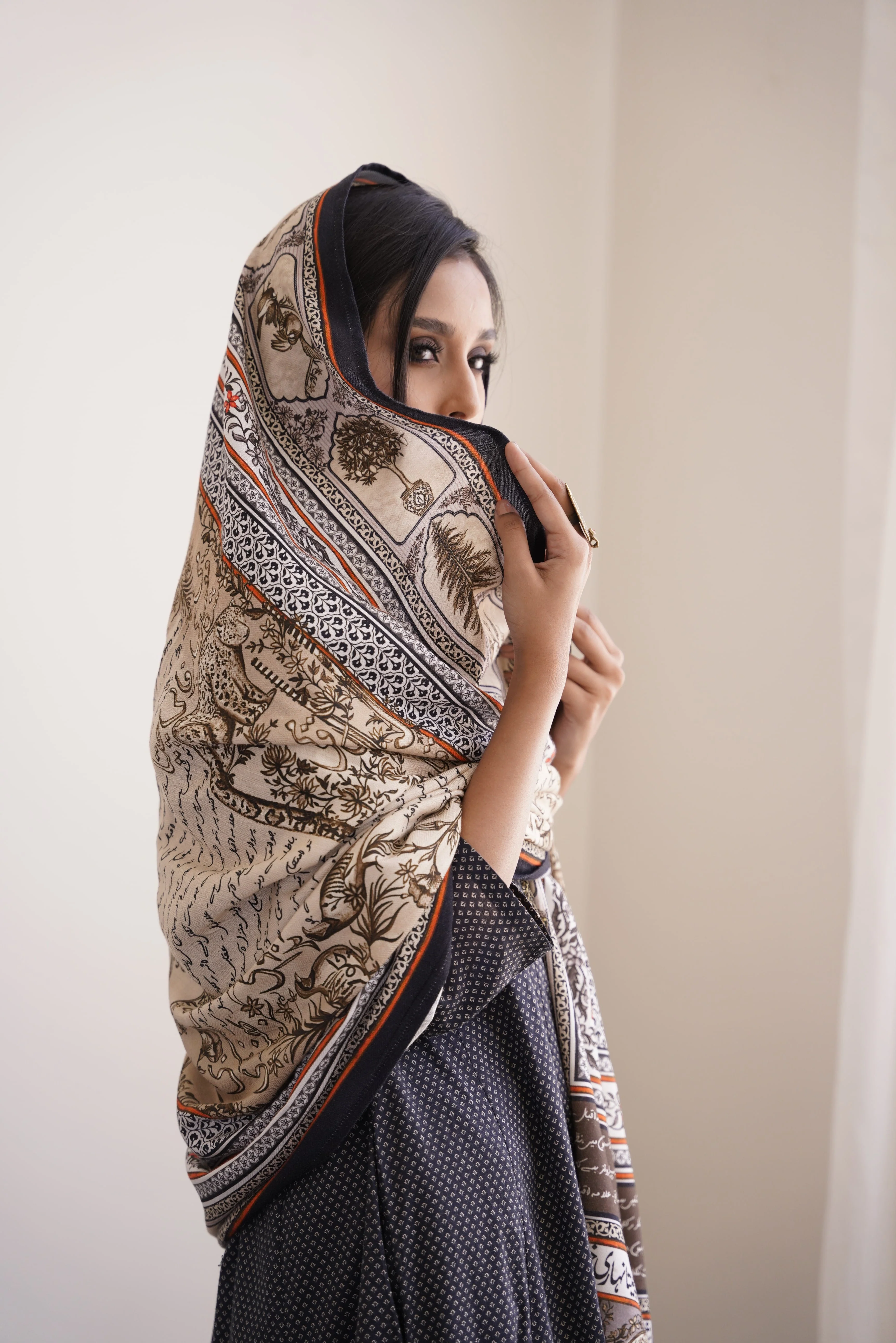 Virsa (Heritage) - Beige Odhni - Image 3