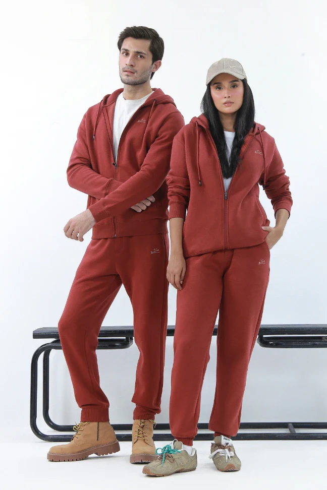 Jogger Pants - Brick Rust - Image 4