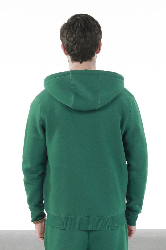 Zipper Hoodie - Great Green - Image 6
