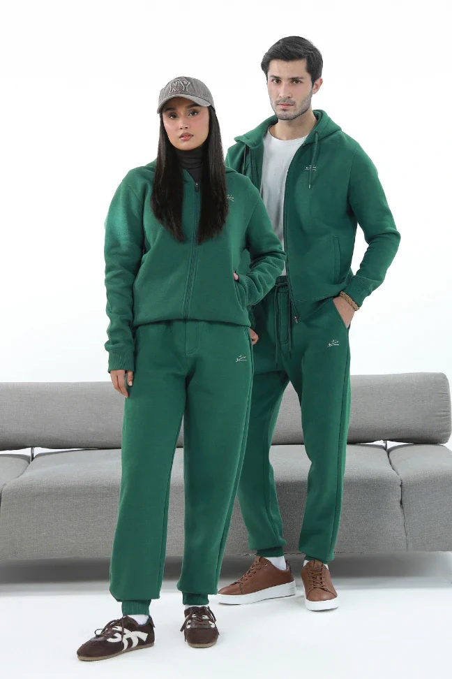 Zipper Hoodie - Great Green - Image 7